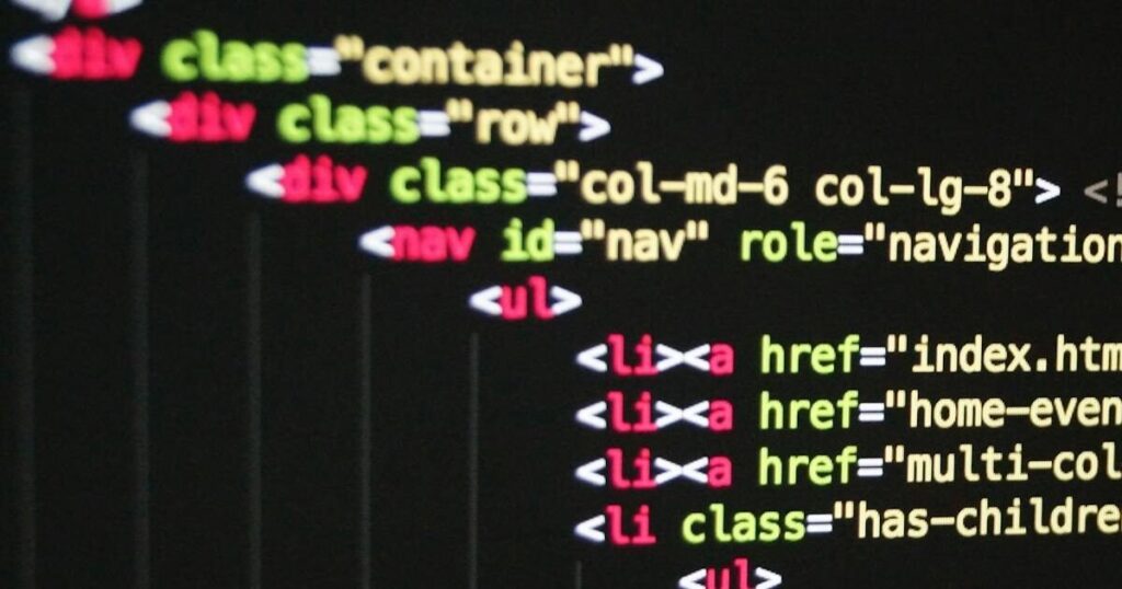 imagen de código html BEM